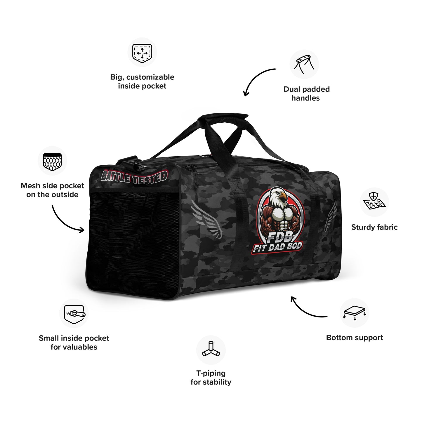 EGGLE CAMO Duffle