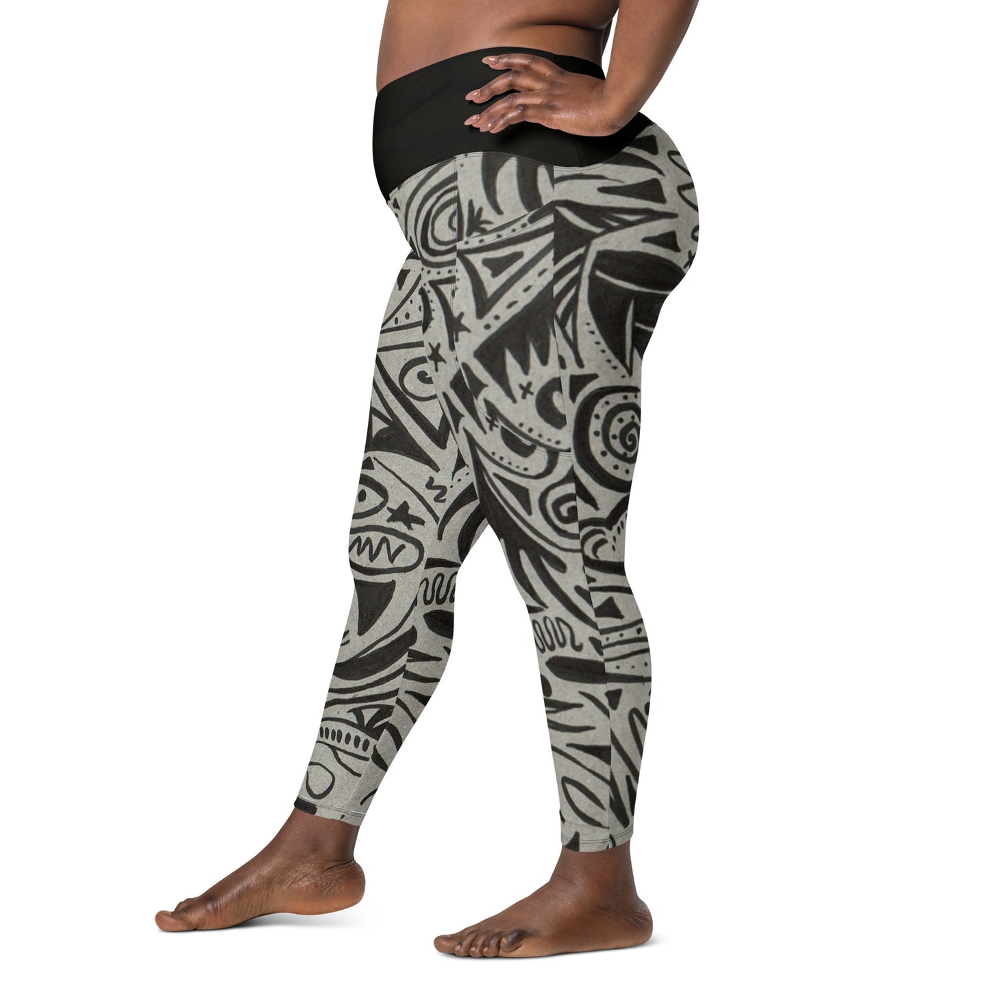 Crossover leggings FIT MOM