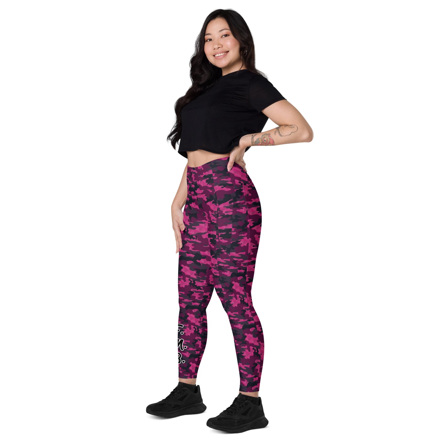 CAMO PINK  pocket leggings