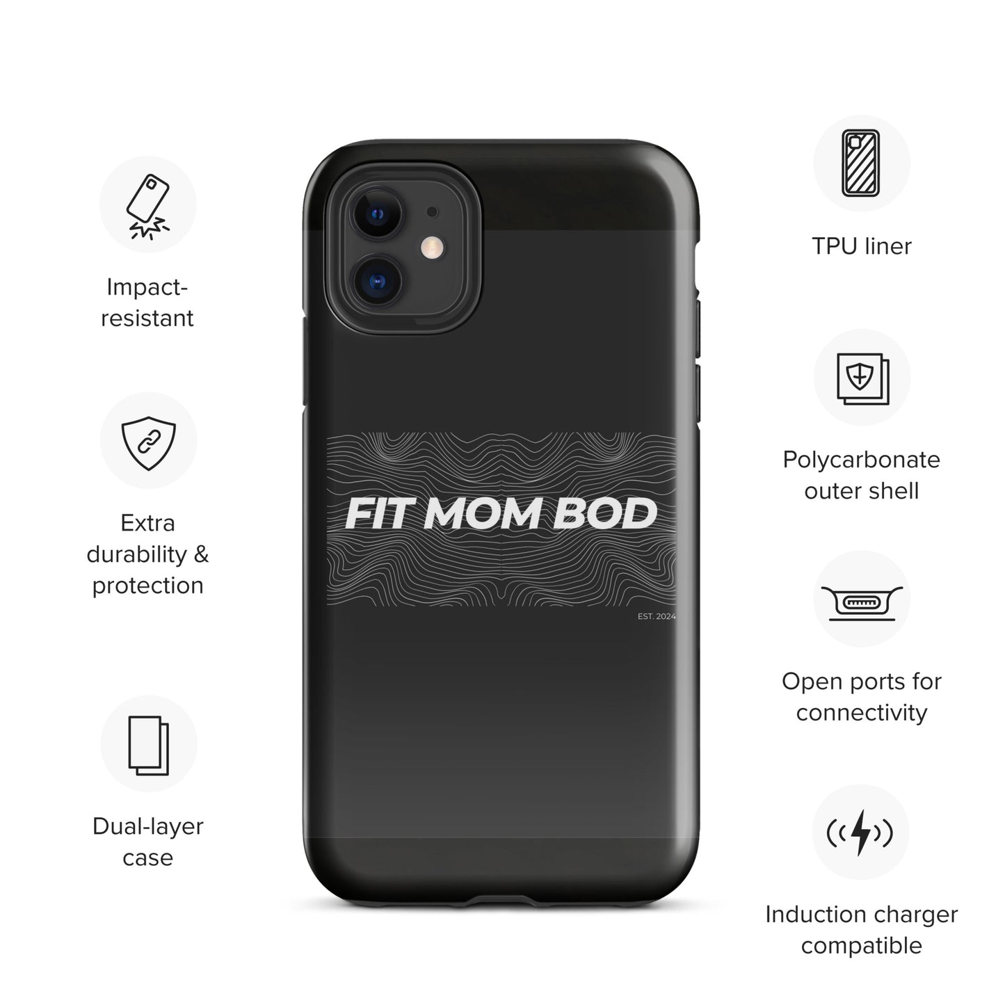 FIT MOM BOD Tough Case iPhone®