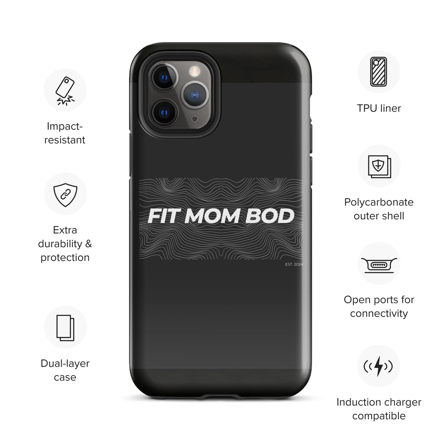 FIT MOM BOD Tough Case iPhone®