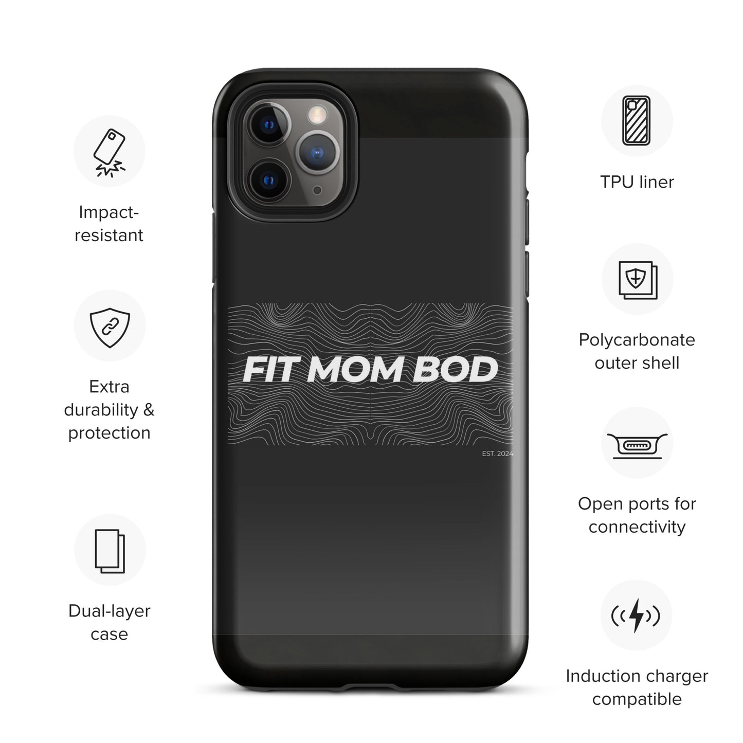 FIT MOM BOD Tough Case iPhone®