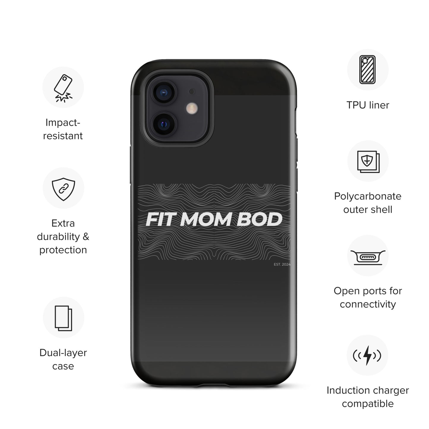 FIT MOM BOD Tough Case iPhone®