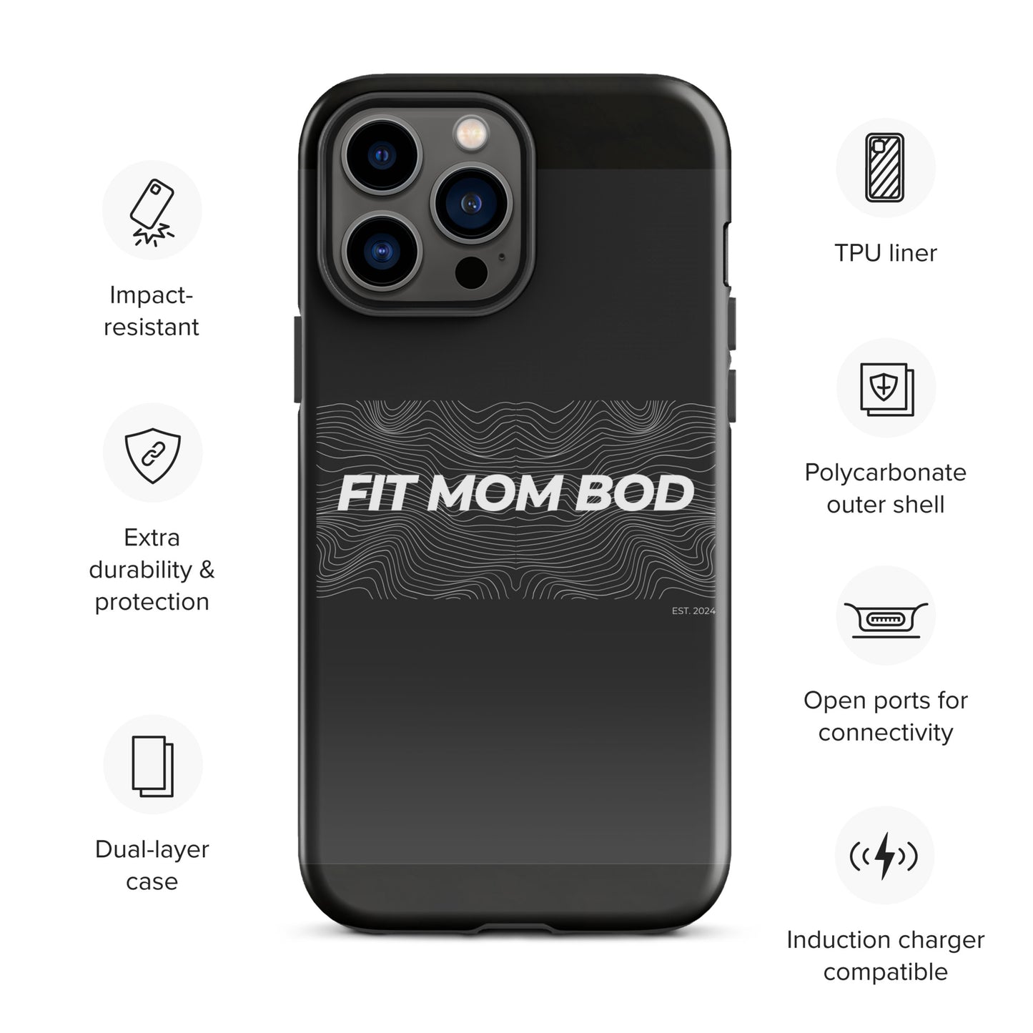 FIT MOM BOD Tough Case iPhone®