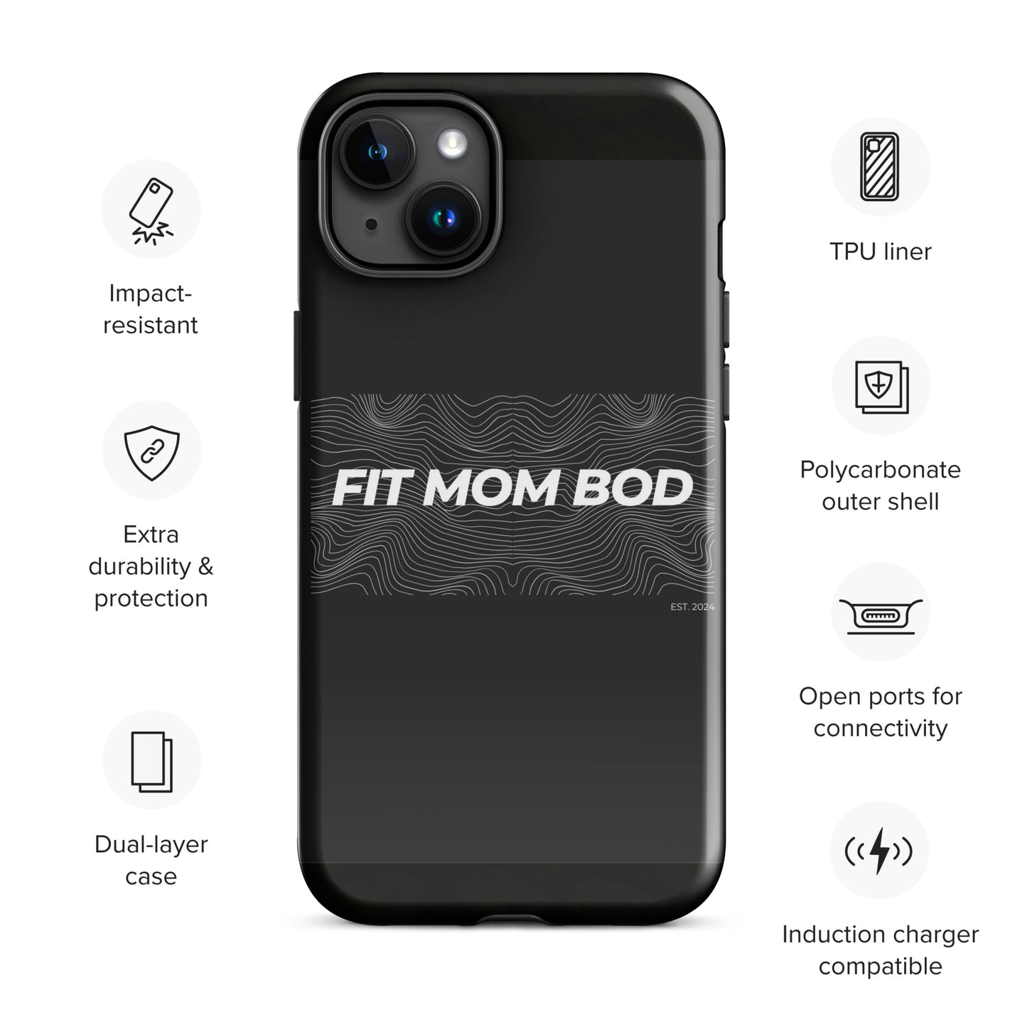 FIT MOM BOD Tough Case iPhone®