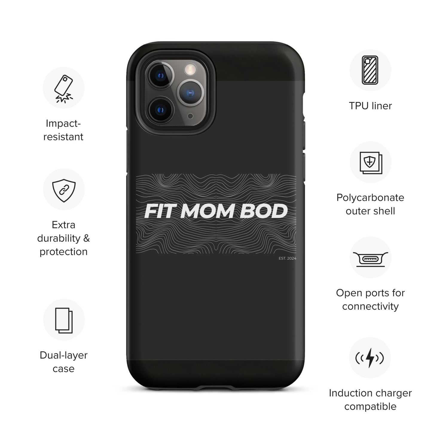 FIT MOM BOD Tough Case iPhone®