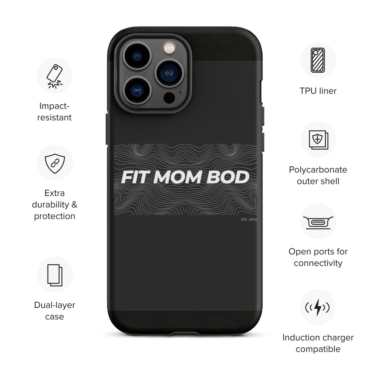 FIT MOM BOD Tough Case iPhone®