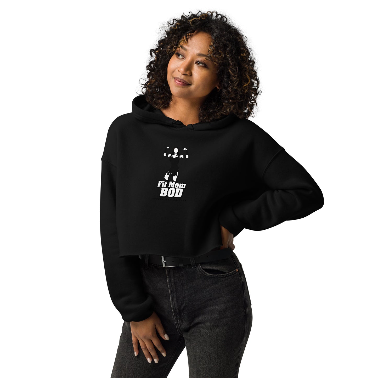 FIT MOM Crop Hoodie