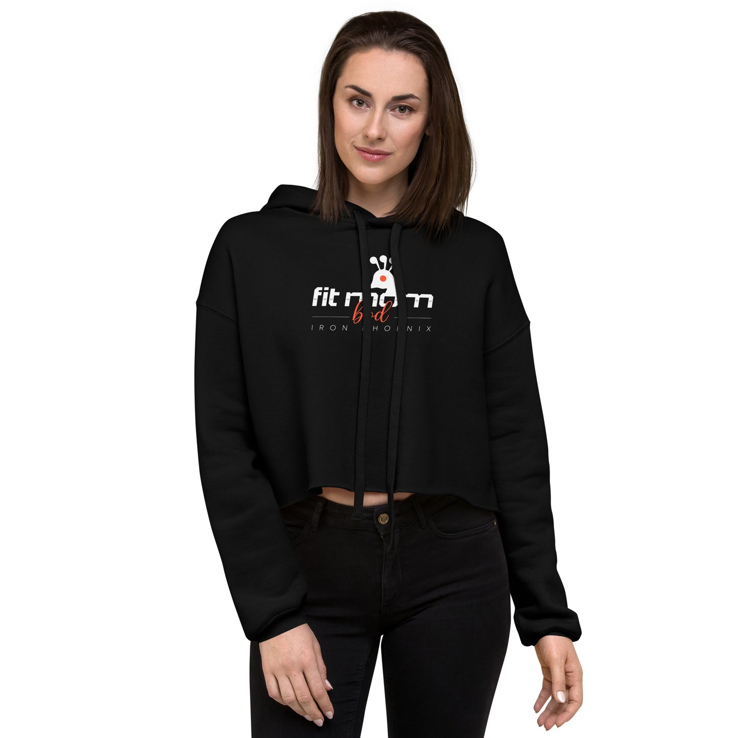 IRON PHX CROP HOODIE