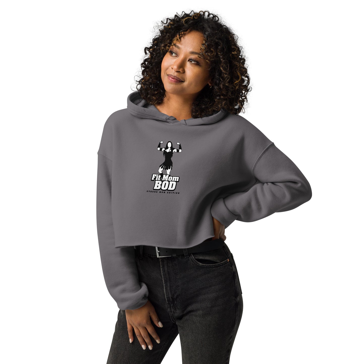 FIT MOM Crop Hoodie